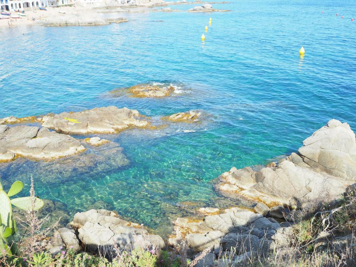 Apartamento En Calella De Palafrugell Con Vistas Al Mar, Piscina Y Terraza Eksteriør bilde